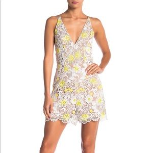 Dress The Population Embroidered Romper MSRP $208